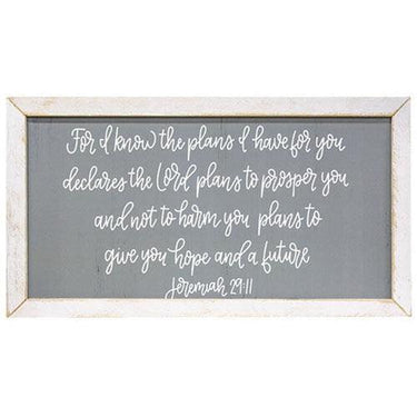 For I Know Framed Print White Frame - The Fox Decor